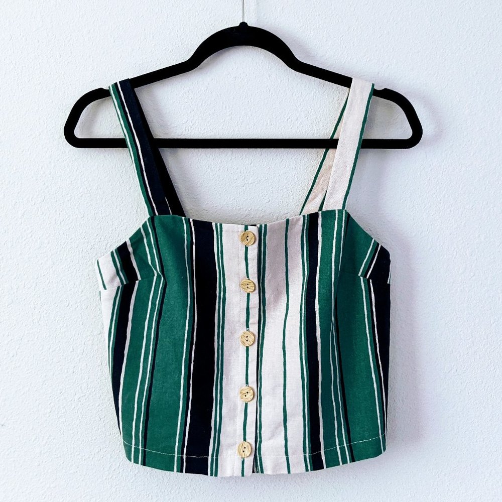 Striped Crop Top